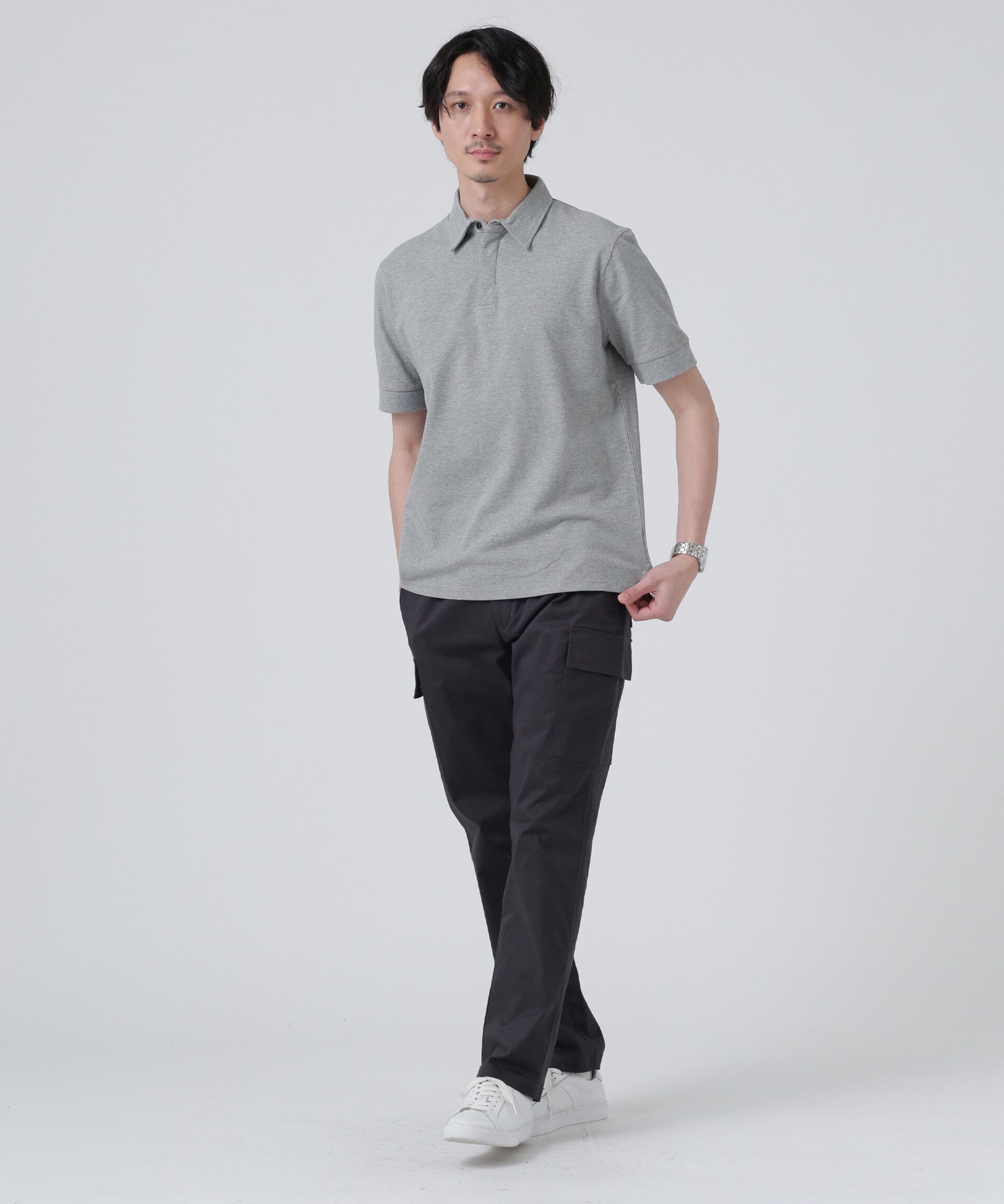 nano･universe「LB.03/Anti Soaked 比翼ポロシャツ」|Tシャツ・カットソー|