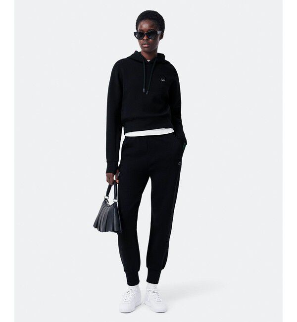 LACOSTE「ワイド＆クロップドフードスウェットパーカー / フーディー」|パーカー|