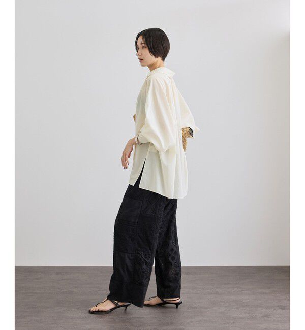 SALON adam et rope'「シアーコットンヴィンテージブラウス」|シャツ・ブラウス|