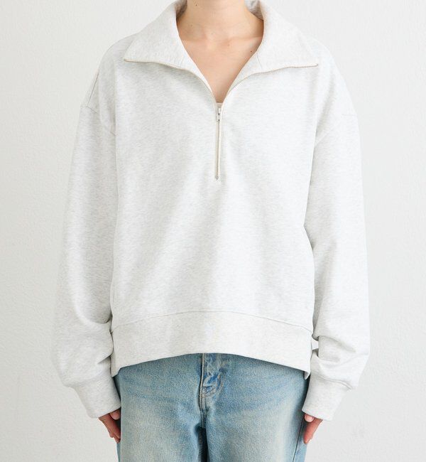  「【A・MONN】【セットアップ着用可能】ZIP SWEAT プルオーバー」|Tシャツ・カットソー|