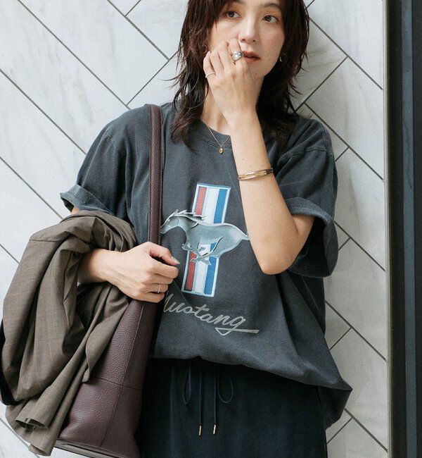  「予約【別注/綿100%】FORD MUSTANG Tee」|Tシャツ・カットソー|