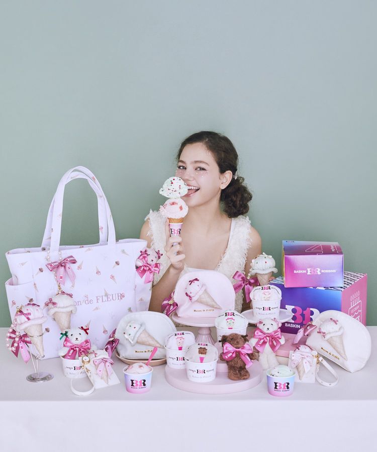 Maison de FLEUR「サーティワン ラウンドポーチ」|ポーチ|