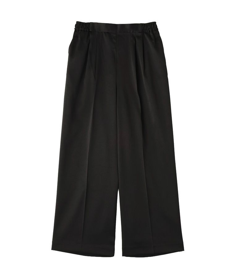 YECCA VECCA「裏起毛サテンリラックスパンツ」|その他|