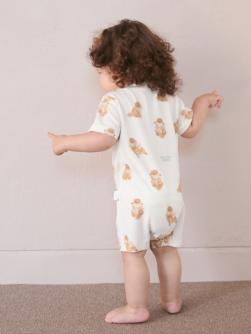 GELATO PIQUE KIDS & BABY「【BABY】ドッグ柄ロンパース」|ロンパース|