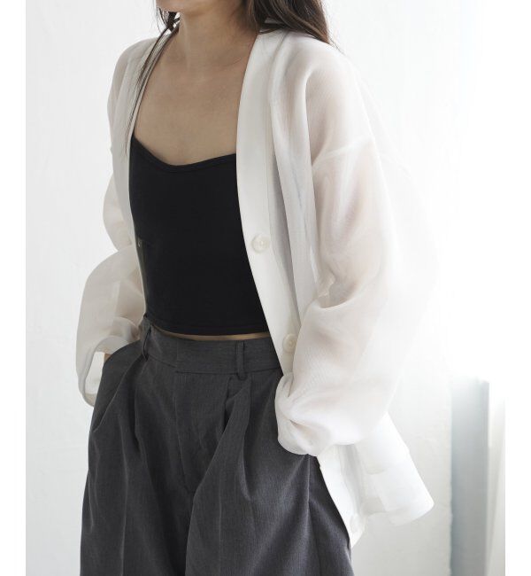 VENCE share style「シアーダンボールカーディガン」|その他|