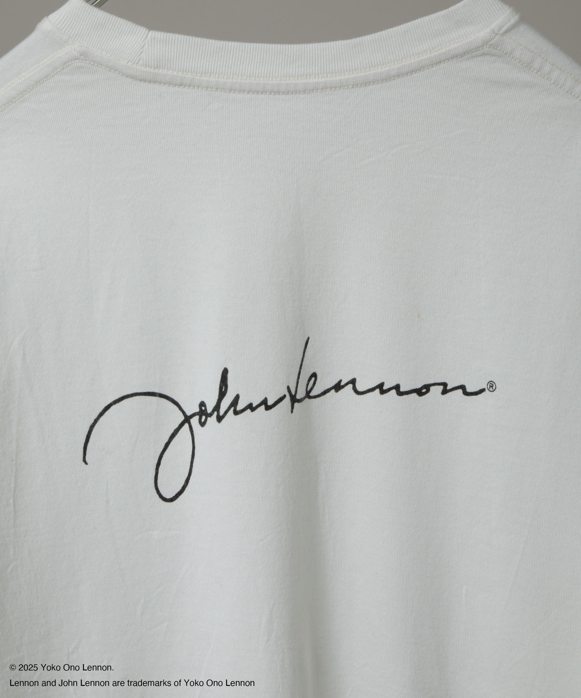 nano･universe「「HOTEL PALACE」John Lennon ピグメントL/S TEE」|Tシャツ・カットソー|