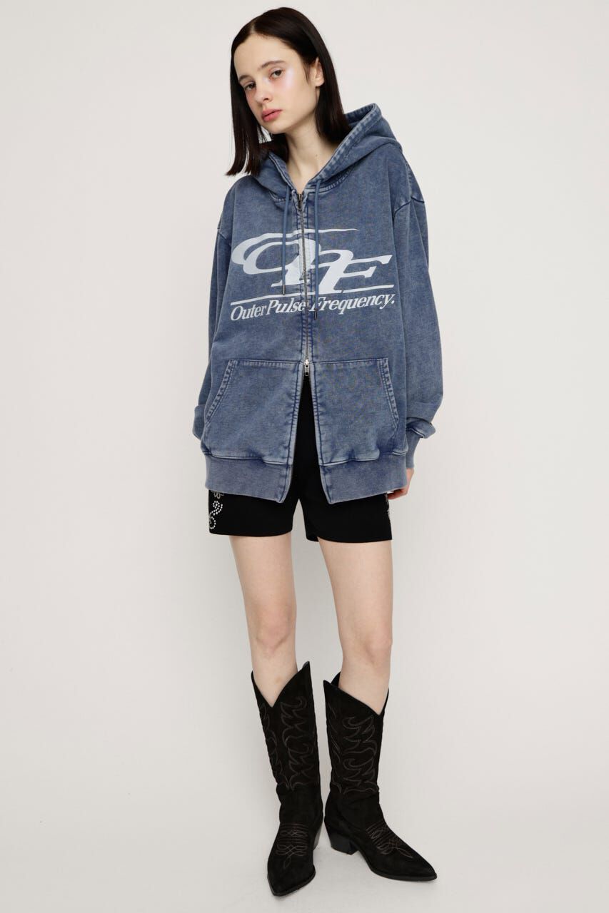 SLY「LOGO OVER HOODIE」|パーカー|