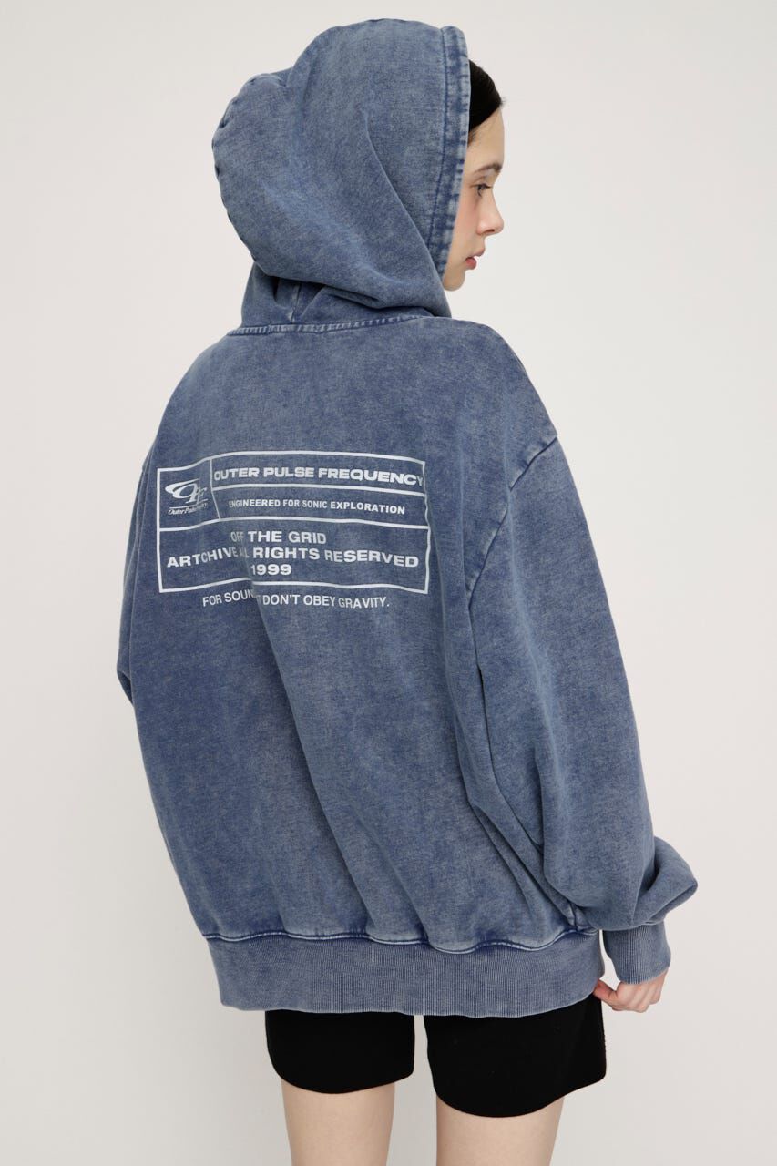 SLY「LOGO OVER HOODIE」|パーカー|