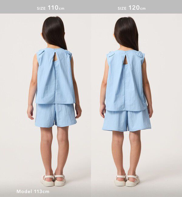 UNITED ARROWS green label relaxing「【スタメンシリーズ】タッサー リボン デザイン セット アップ / キッズ 100cm-160cm」|ワンピース|
