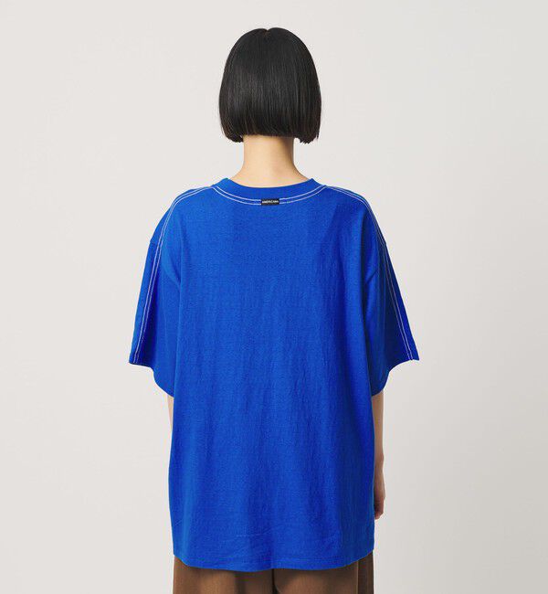 BEAUTY&YOUTH UNITED ARROWS「【別注】＜Americana＞プリント ビッグTシャツ/コバルト」|Tシャツ・カットソー|