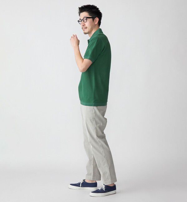 SHIPS「【SHIPS別注】LACOSTE: クラシック ニットリブ ポロシャツ」|ポロシャツ|