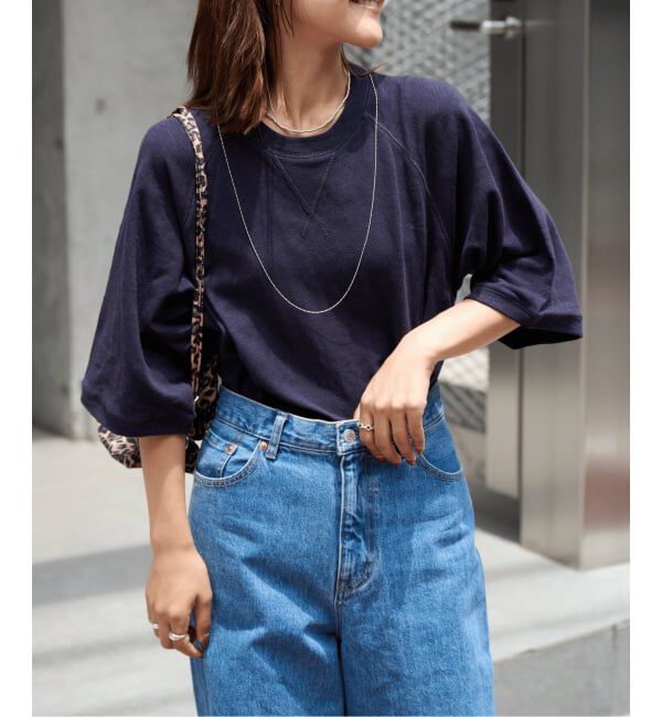 OUTDOOR PRODUCTS Usual Things「≪予約≫追加2 スラブストレッチ5SSスウェット」|Tシャツ・カットソー|ネイビー