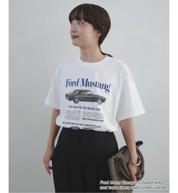 SLOBE IENA「GOOD ROCK SPEED SLOBE別注 Mustang TEE」|Tシャツ・カットソー|