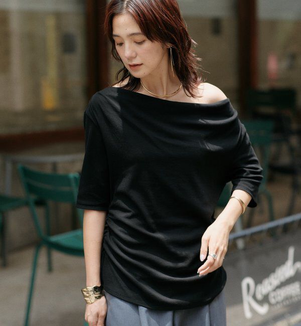 「予約【接触冷感性/マシンウォッシャブル】ゴブソデネックコンシャスカットソー」|Tシャツ・カットソー|