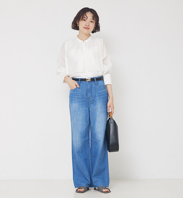 qualite「スクエアバックルロングベルト」|ベルト|