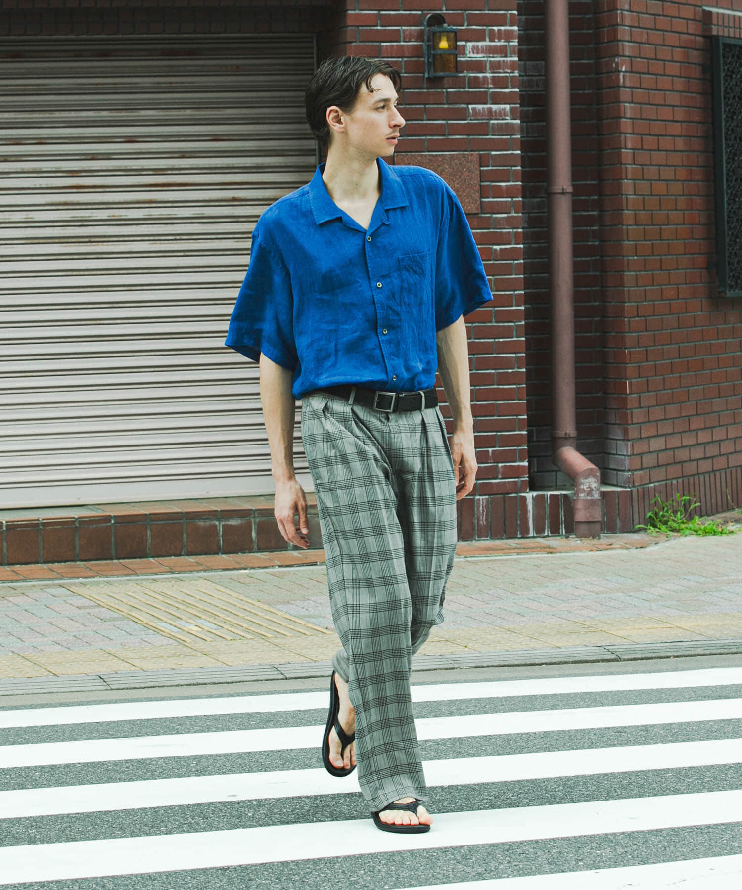 URBAN RESEARCH「『別注』BROOKS BROTHERS&times;URBAN RESEARCH　LINEN CAMP SHIRTS SHORT-SLEEVE」|シャツ・ブラウス|