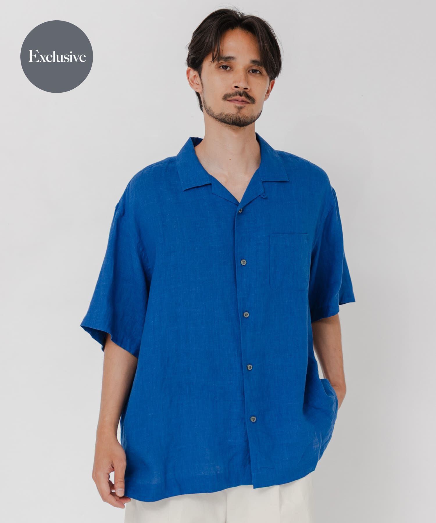URBAN RESEARCH「『別注』BROOKS BROTHERS&times;URBAN RESEARCH　LINEN CAMP SHIRTS SHORT-SLEEVE」|シャツ・ブラウス|