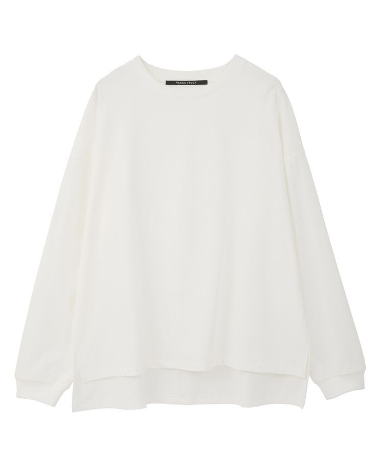 YECCA VECCA「コットンルーズプルオーバー」|Tシャツ・カットソー|