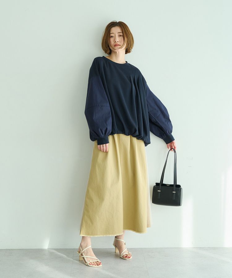 Editt by YECCA VECCA「アシメバルーンプルオーバー」|Tシャツ・カットソー|