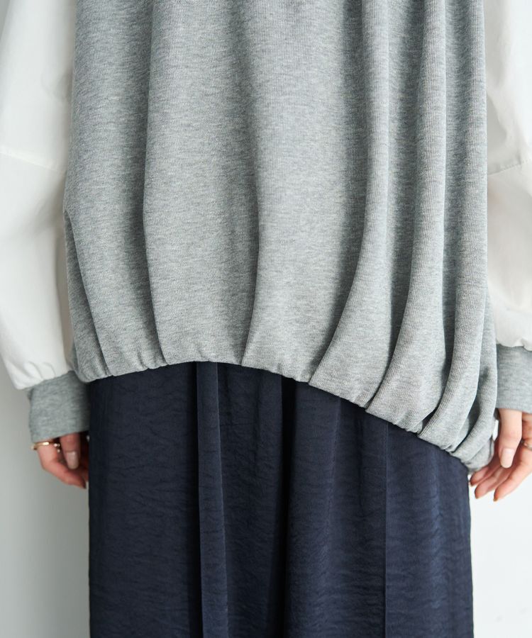Editt by YECCA VECCA「アシメバルーンプルオーバー」|Tシャツ・カットソー|