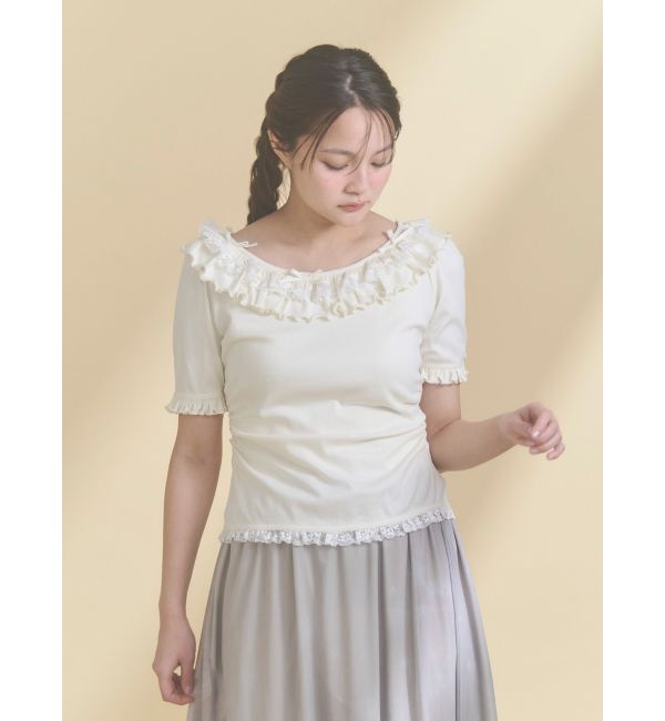 merry jenny「romantic frill summer top」|Tシャツ・カットソー|
