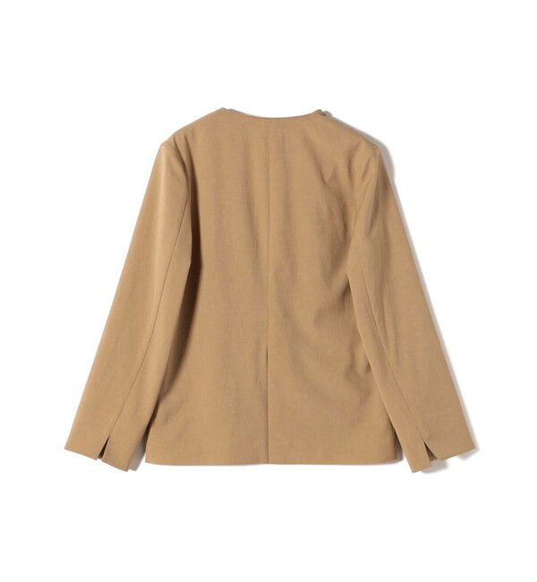 SHIPS for women「〈手洗い可能〉FUNCTIONAL カラーレス ジャケット（セットアップ対応）」|ノーカラージャケット|