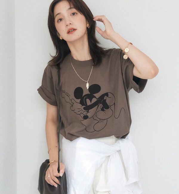 「予約【綿100%/洗濯機洗い可】Rock / Mickey / Tee」|Tシャツ・カットソー|