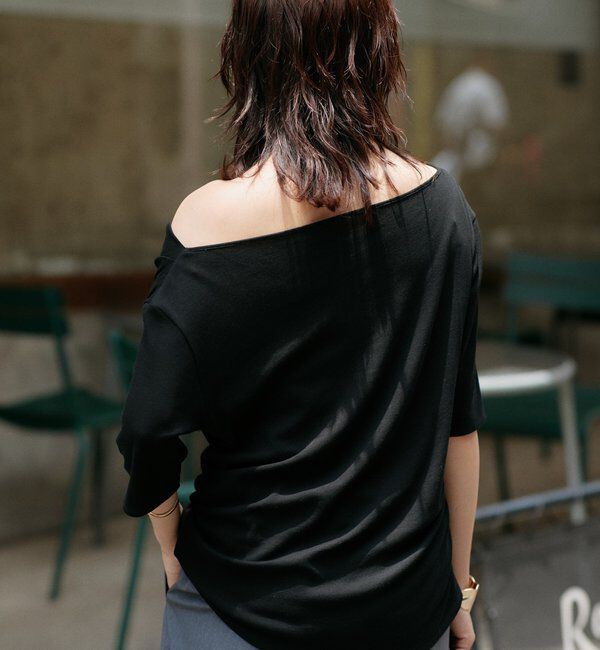  「予約【接触冷感性/マシンウォッシャブル】ゴブソデネックコンシャスカットソー」|Tシャツ・カットソー|