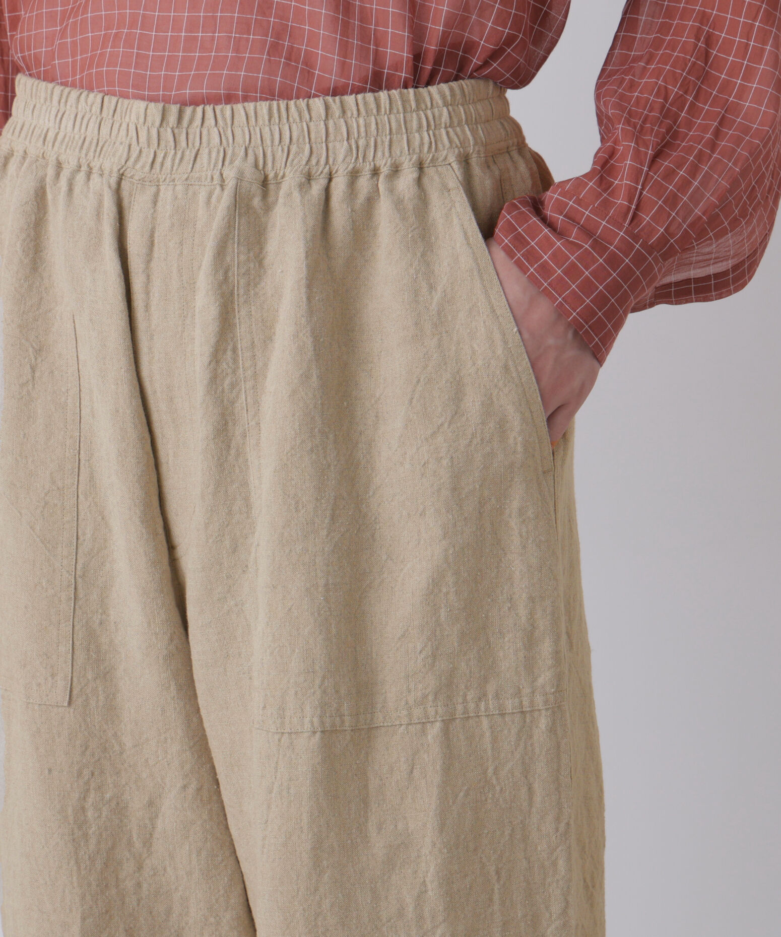 YLEVE 「YLEVE / LINEN CANVAS EAZY PANTS」|その他|