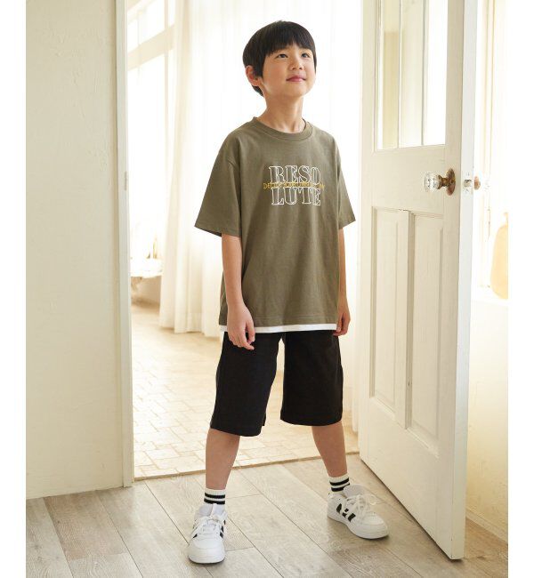 ikka kids「6.5分袖綿ストレッチイージーパンツ（120~160cm）」|その他|
