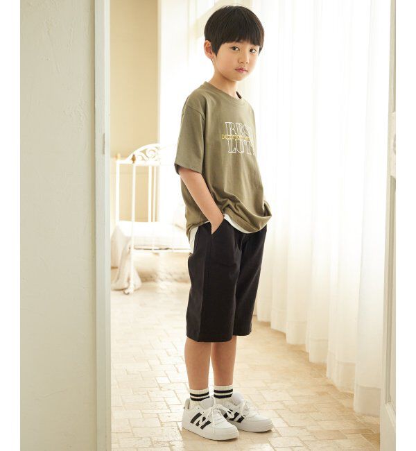 ikka kids「6.5分袖綿ストレッチイージーパンツ（120~160cm）」|その他|