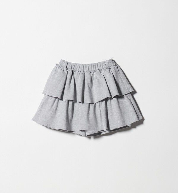 UNITED ARROWS green label relaxing「ミニ裏毛 フリル キュロット（グレー）140cm-160cm」|その他|