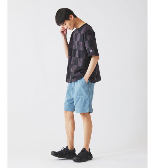 JOURNAL STANDARD relume「CHAMPION / チャンピオン 別注  パッチワーク チェッカーフラッグ Tシャツ」|Tシャツ・カットソー|