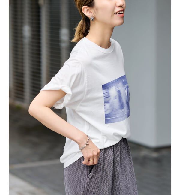 FRAMeWORK「ブルーフォトTEE」|Tシャツ・カットソー|