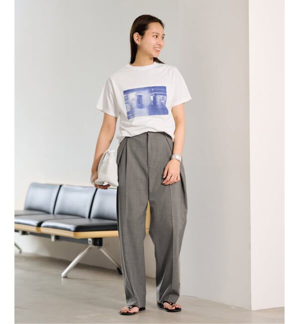 FRAMeWORK「ブルーフォトTEE」|Tシャツ・カットソー|