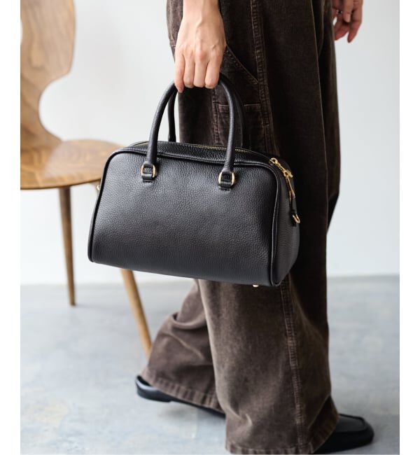 FRAMeWORK「≪予約≫AULENTTI/オウレンティ BOSTON BAG」|ボストンバッグ|ブラック