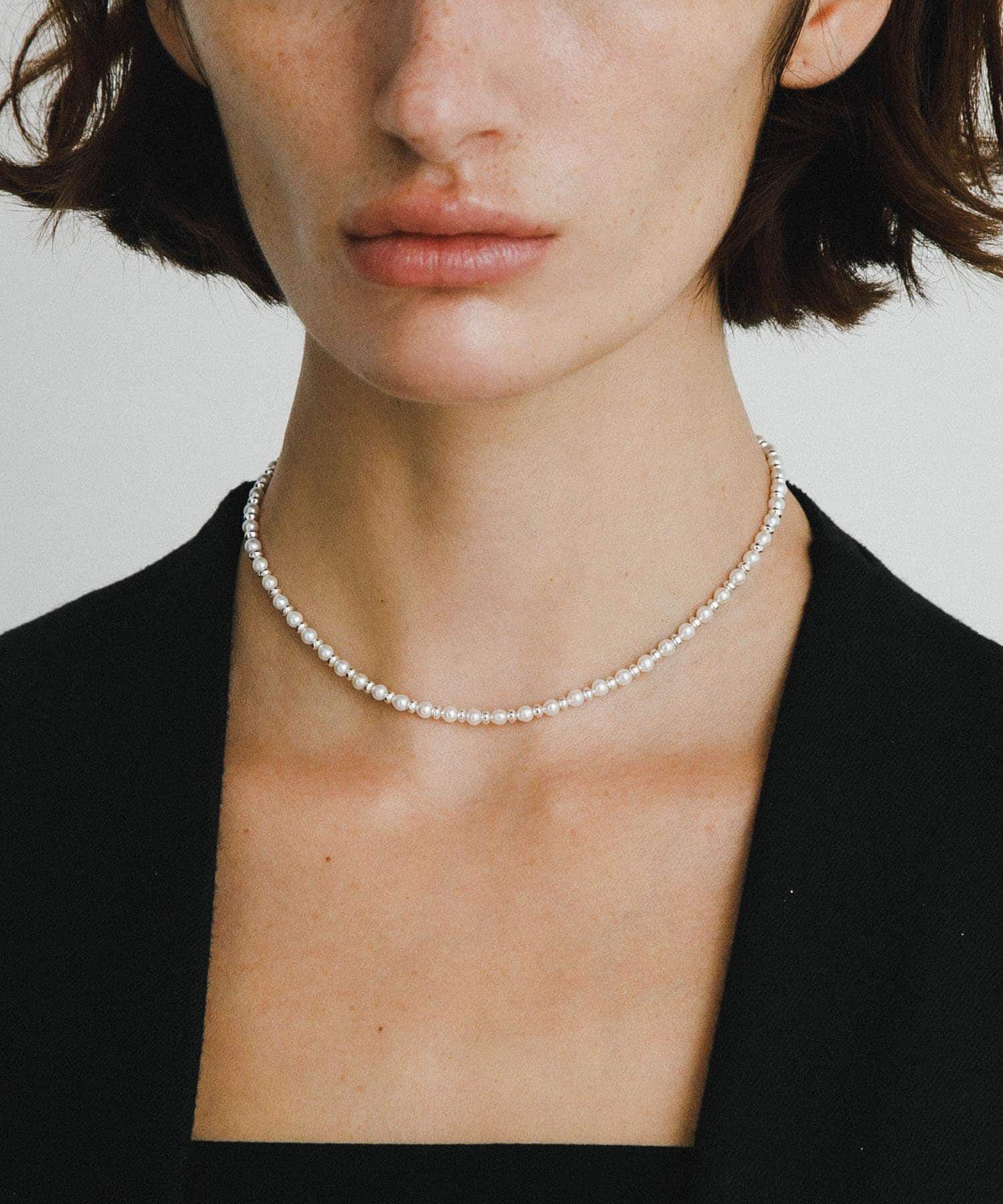 URBAN RESEARCH「decor『デコール』　Hematite Pearl Choker」|ネックレス|