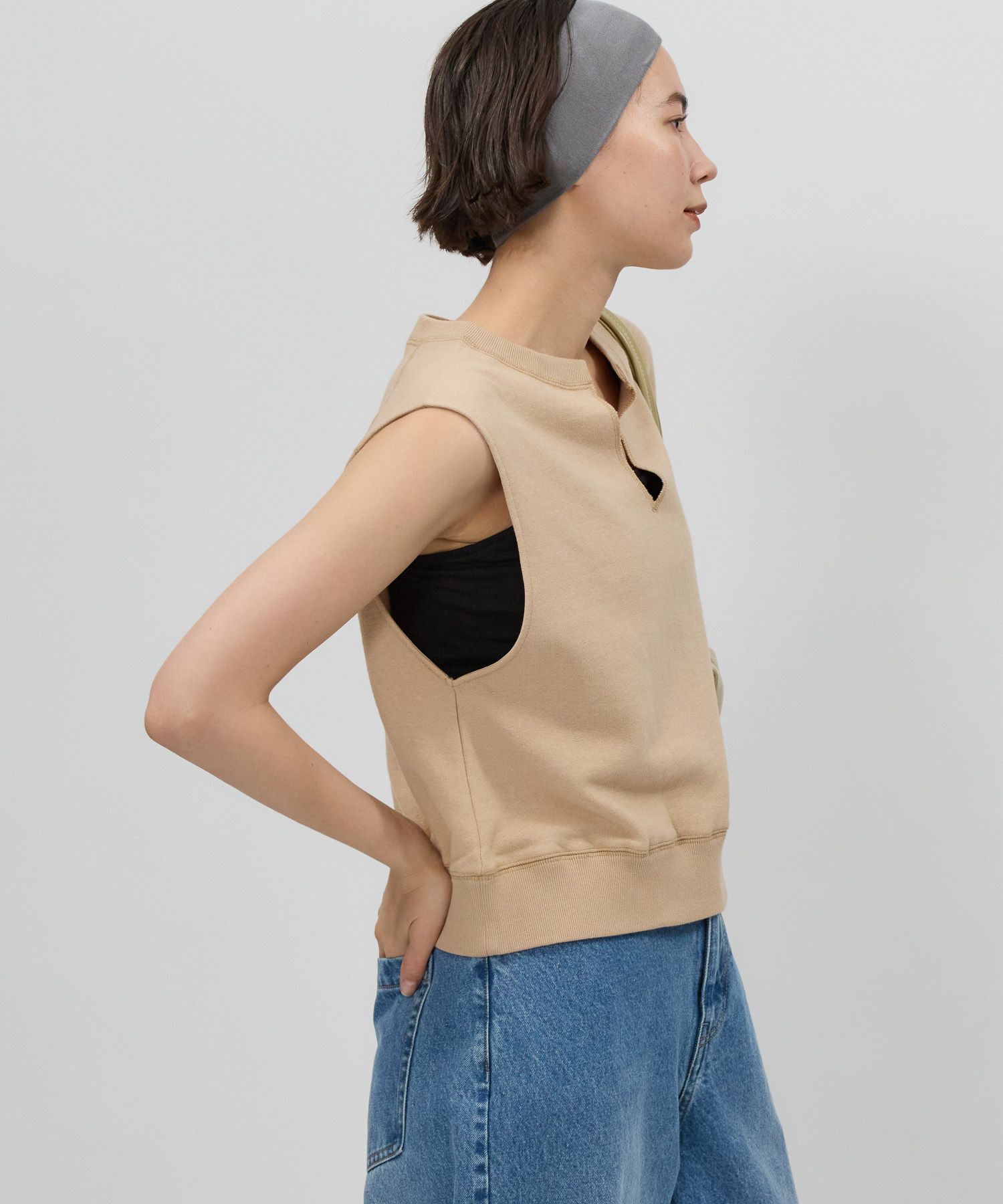 BABYLONE「ショート裏毛プルオーバー」|Tシャツ・カットソー|