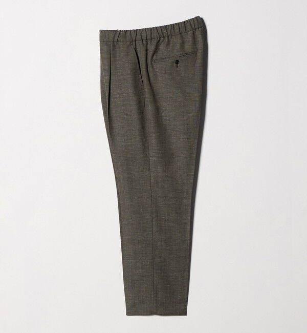 UNITED ARROWS green label relaxing「TW リネン デニムライク 01 ワイド 1プリーツ スラックス セットアップパンツ」|スラックス|