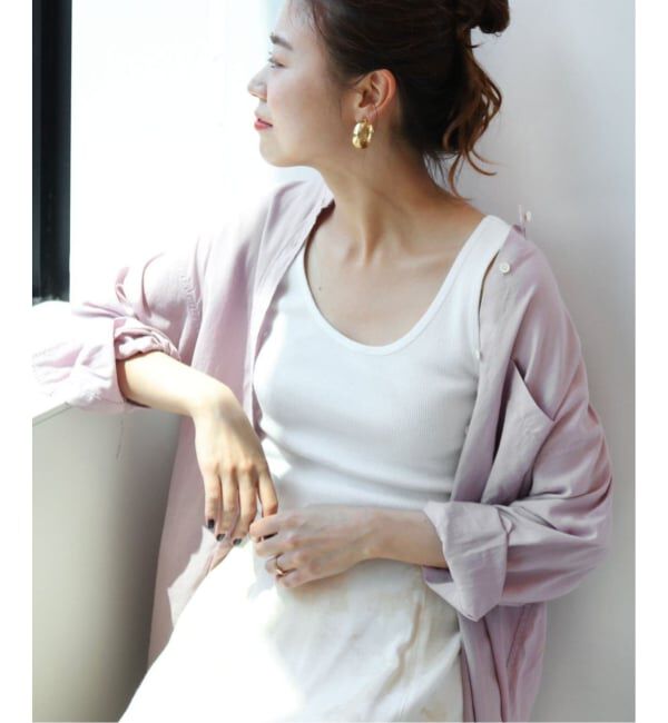 JOURNAL STANDARD relume「《追加2》オーガニックコットンマルドウテレコタンクトップ」|タンクトップ|