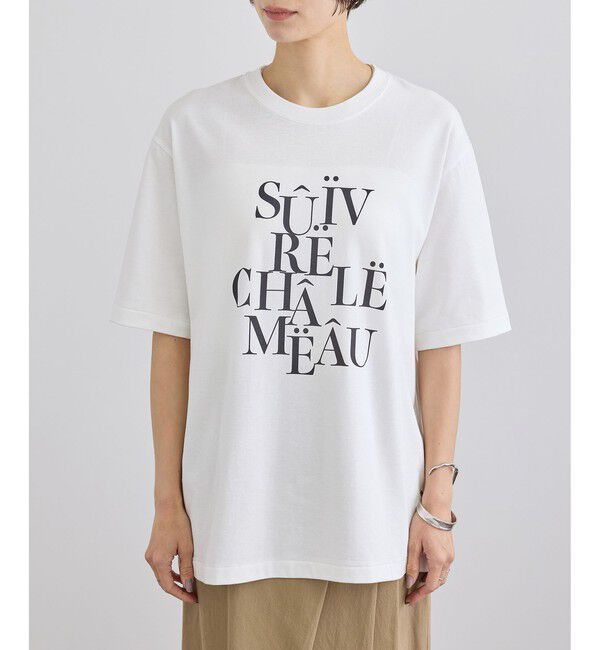 SALON adam et rope'「VoyageurロゴプリントT」|Tシャツ・カットソー|