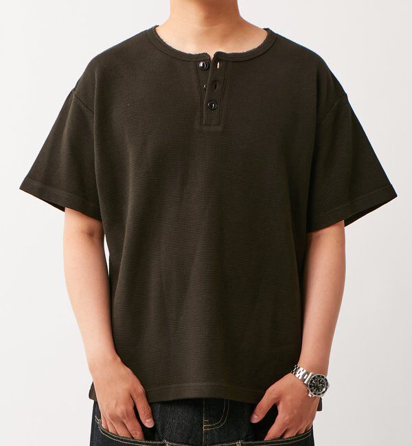  「【Sourcream】ワッフルヘンリーS/STEE」|Tシャツ・カットソー|