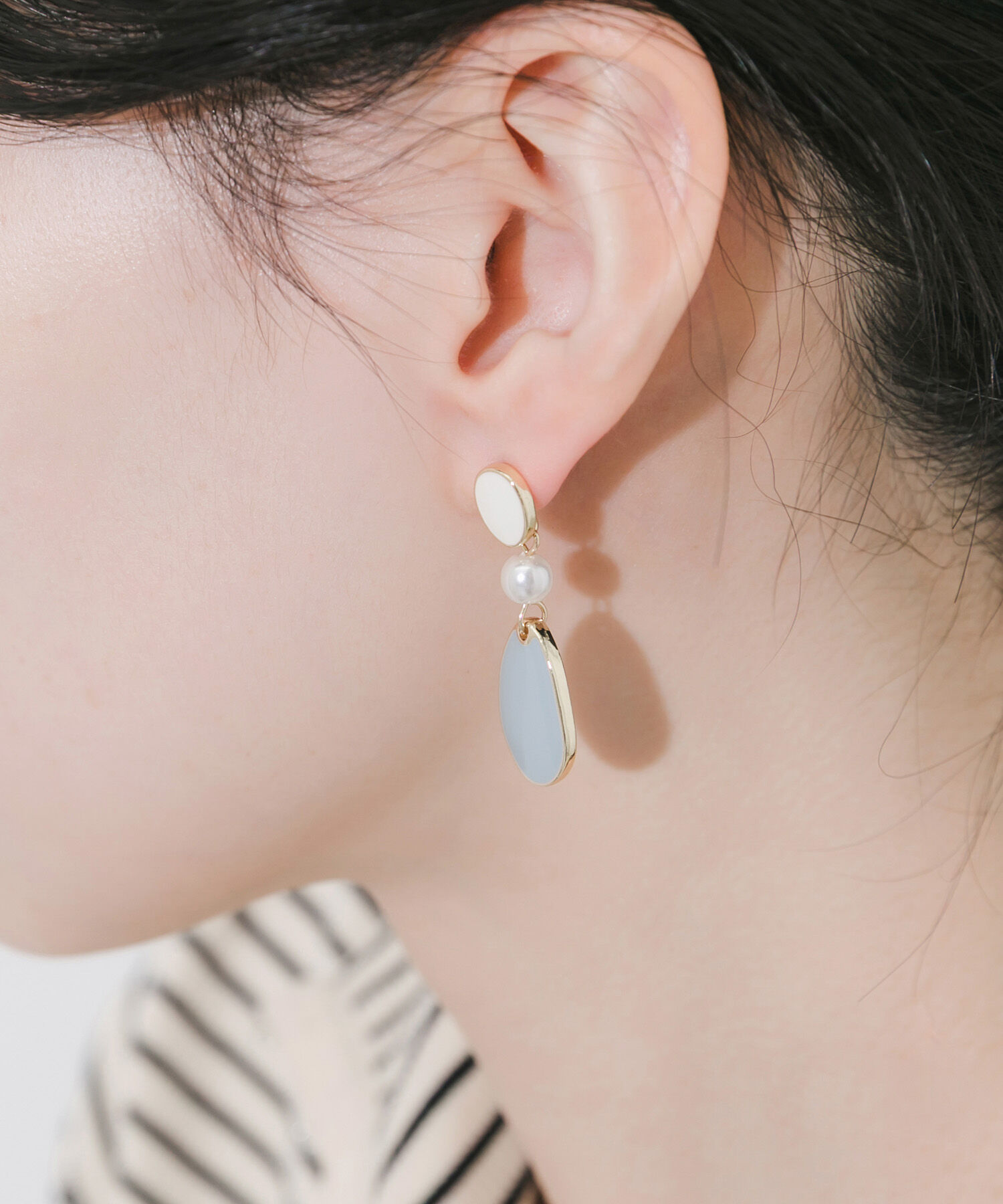 SMELLY「カラープレートピアス」|ピアス|