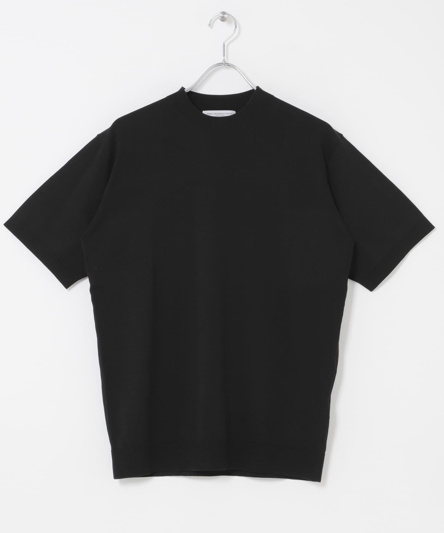 URBAN RESEARCH DOORS「LIFE STYLE TAILOR　ハイゲージクルーネック半袖ニット」|シャツ・ブラウス|