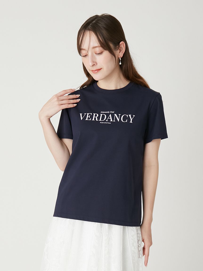 FRAY I.D「タイプライターロゴプリントTシャツ」|Tシャツ・カットソー|