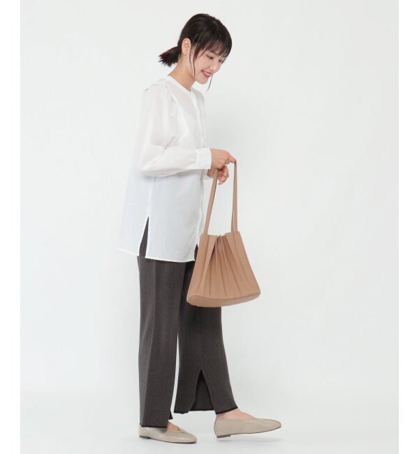 ikka「ヘリンボーンニットパンツ」|その他|
