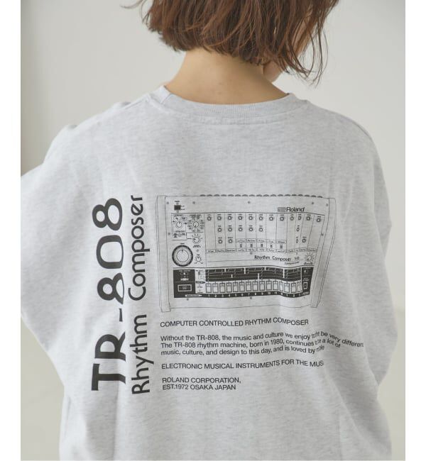 journal standard L'essage「【ISNESS MUSIC/イズネス ミュージック】TR-808 CREW NECK SWEATSHIRT：スウェット」|スウェット・ジャージ|
