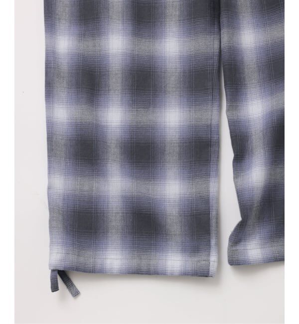 JOURNAL STANDARD「《予約》【FOLL / フォル】brushed cotton cashmere check pants」|スラックス|
