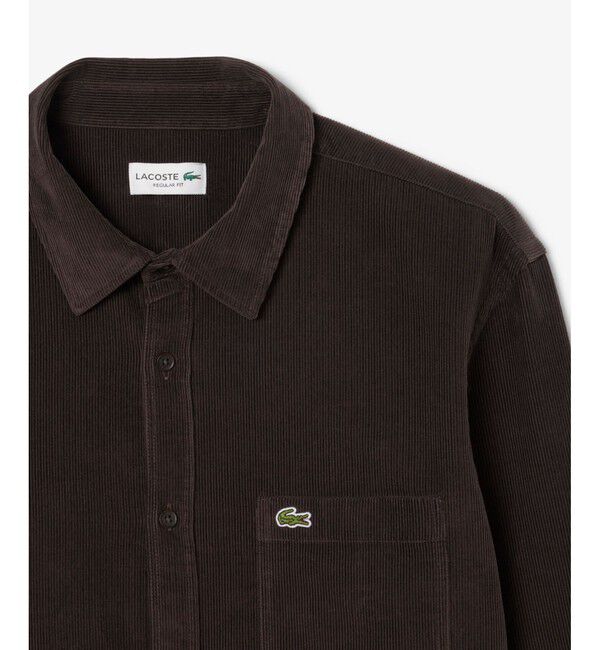LACOSTE「エッセンシャルコーデュロイシャツ」|シャツ・ブラウス|