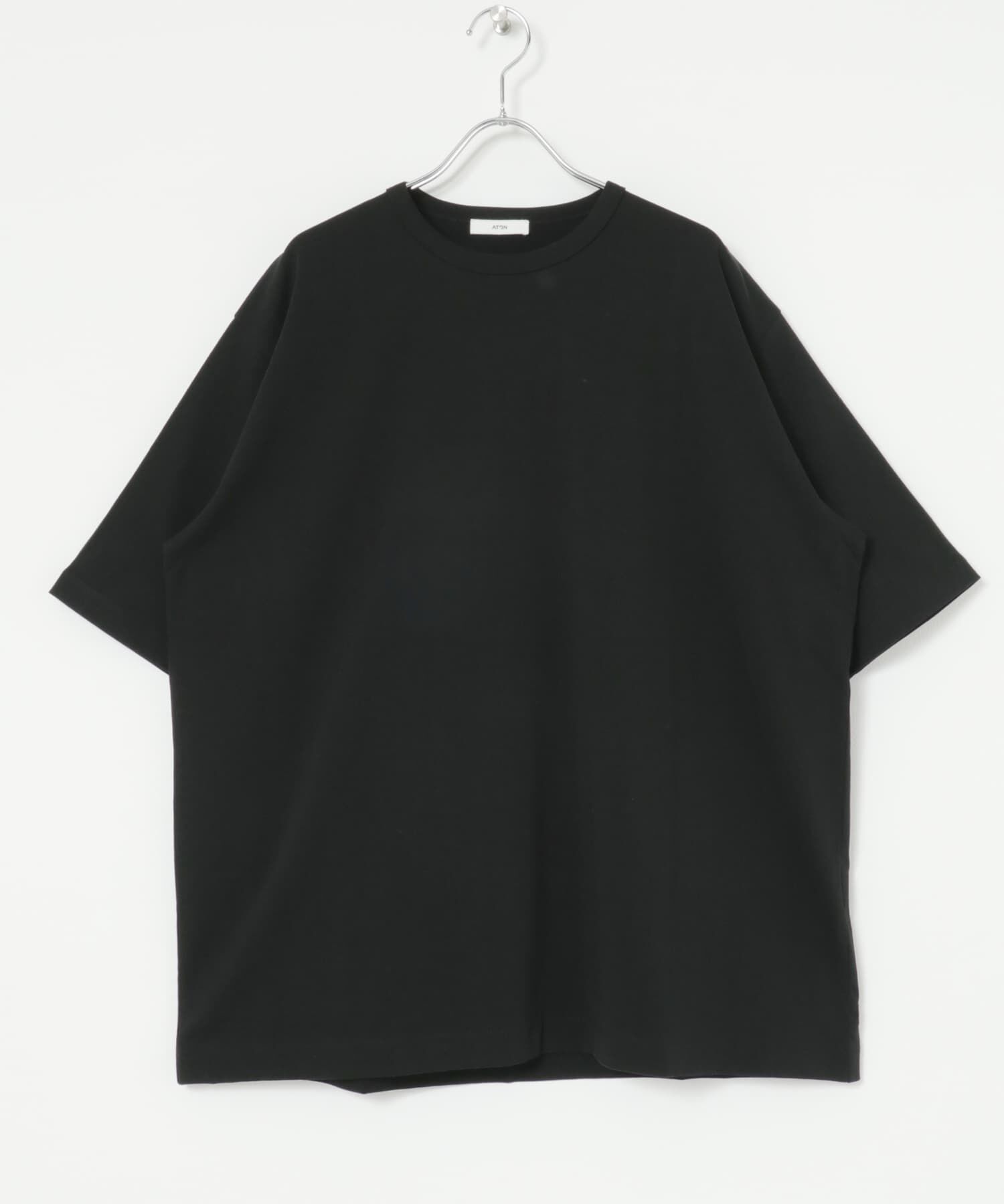 URBAN RESEARCH「ATON　DRY COTTON STANDARD T-SHIRTS」|Tシャツ・カットソー|ブラック